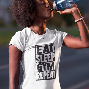 Eat Sleep Gym Repeat T-shirt