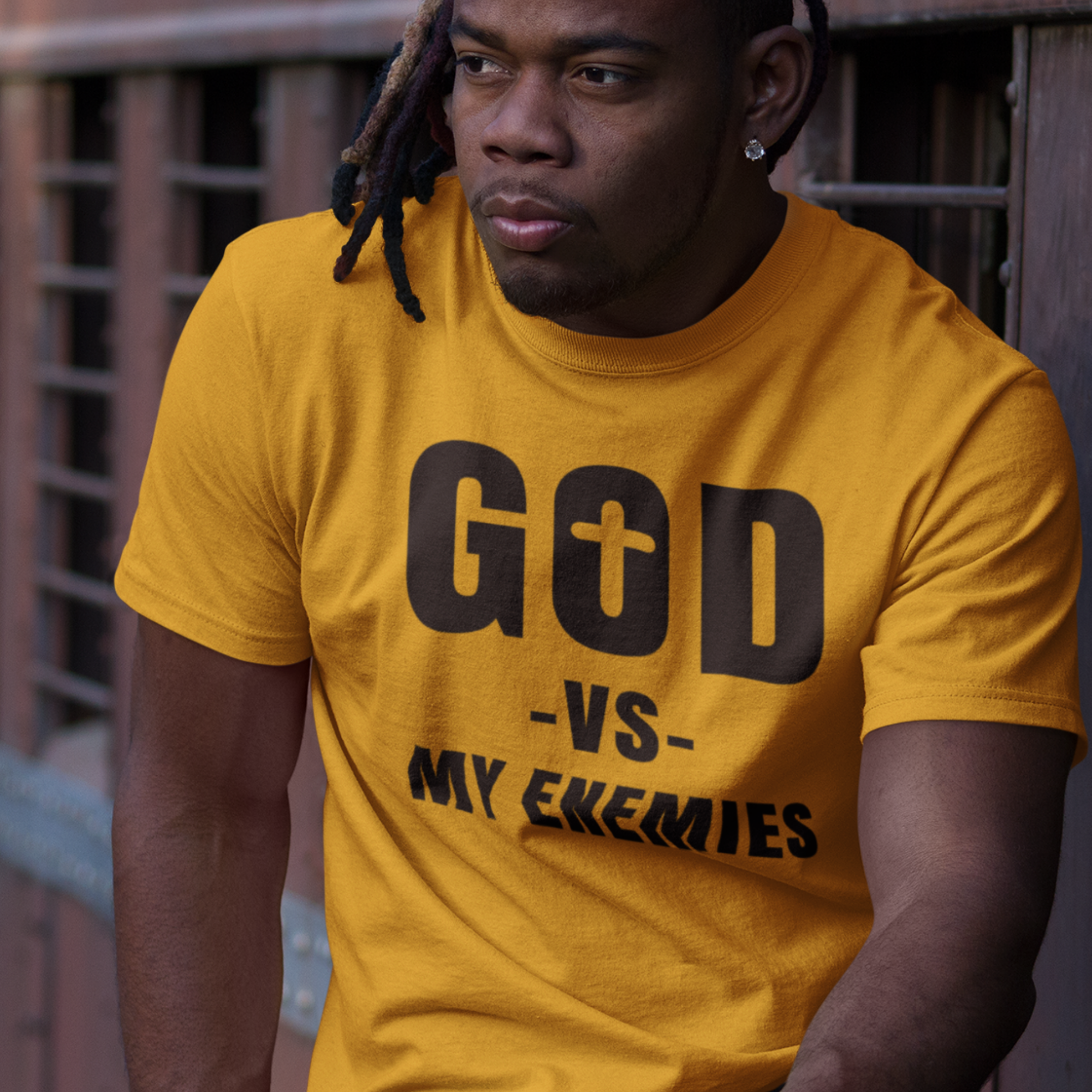 God-vs-My Enemies - T-shirt