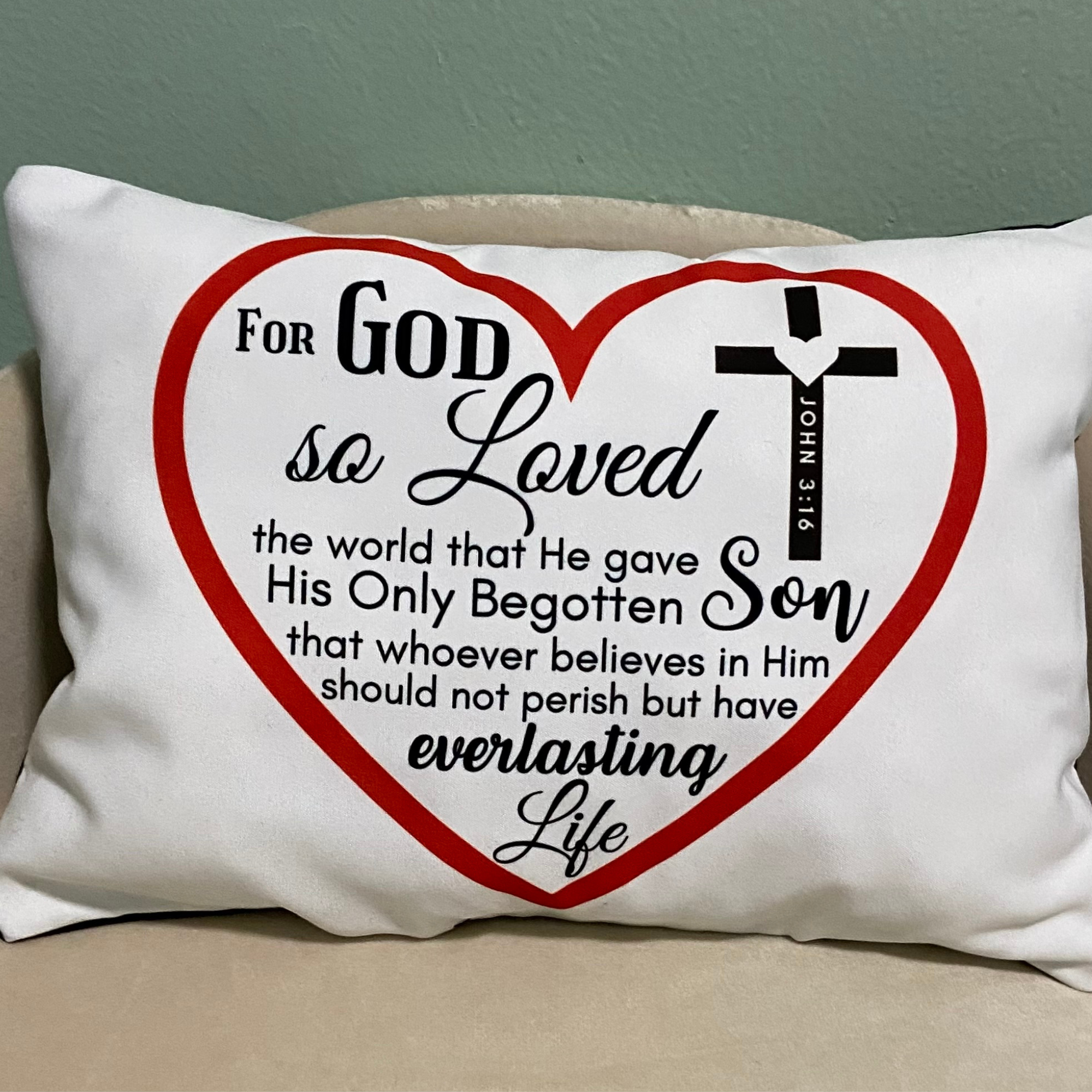 John 3:16 Pillow