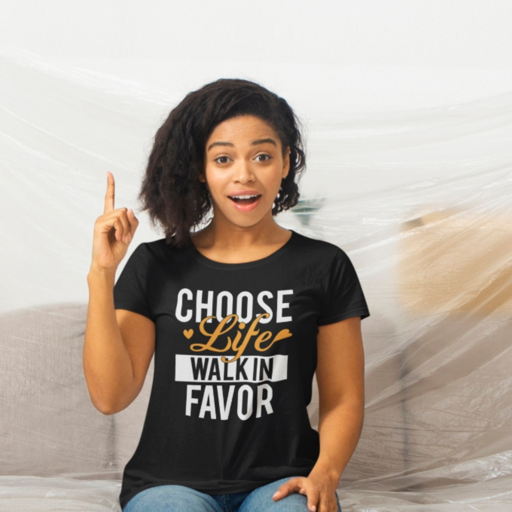 Choose Life Walk in Favor Tshirt