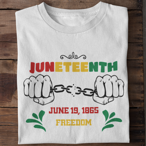 Juneteenth Broken Chains t-shirt