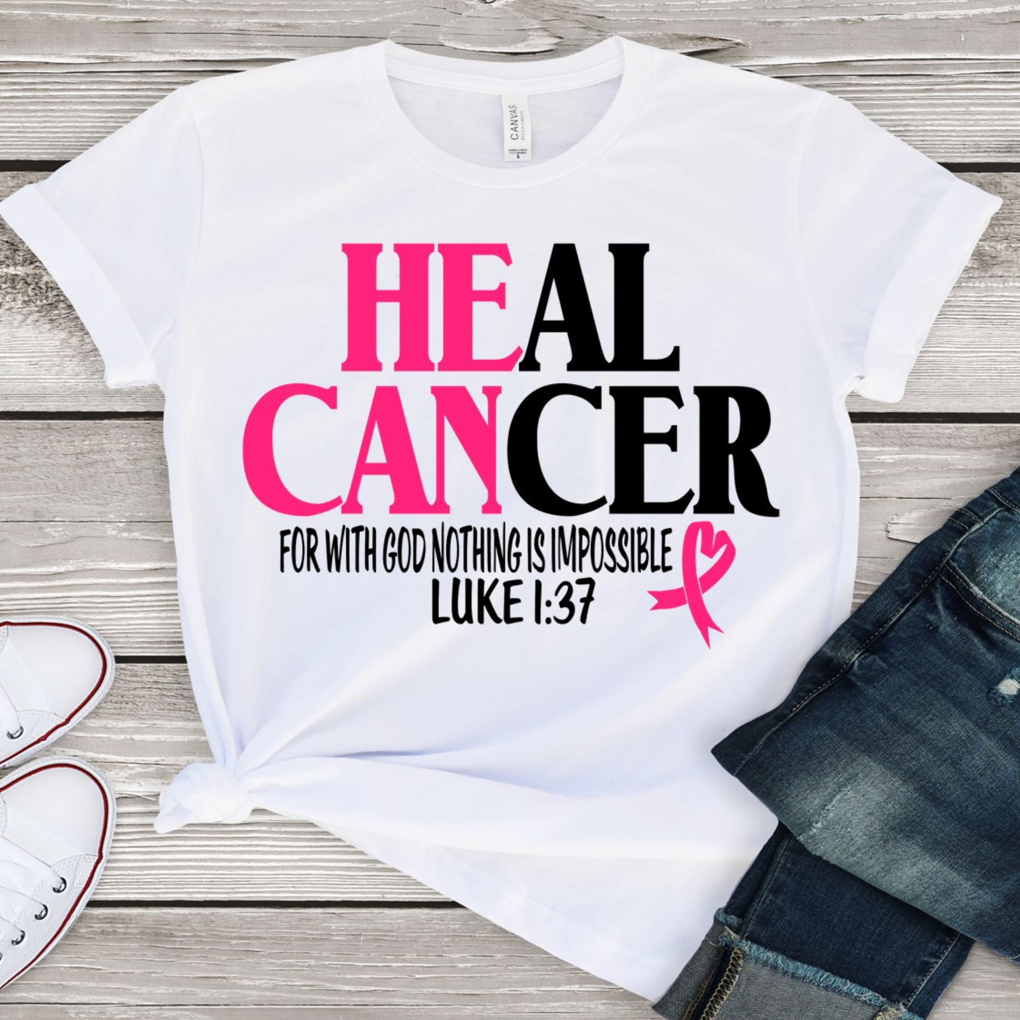 He Can- Cancer Awareness - T-shirt