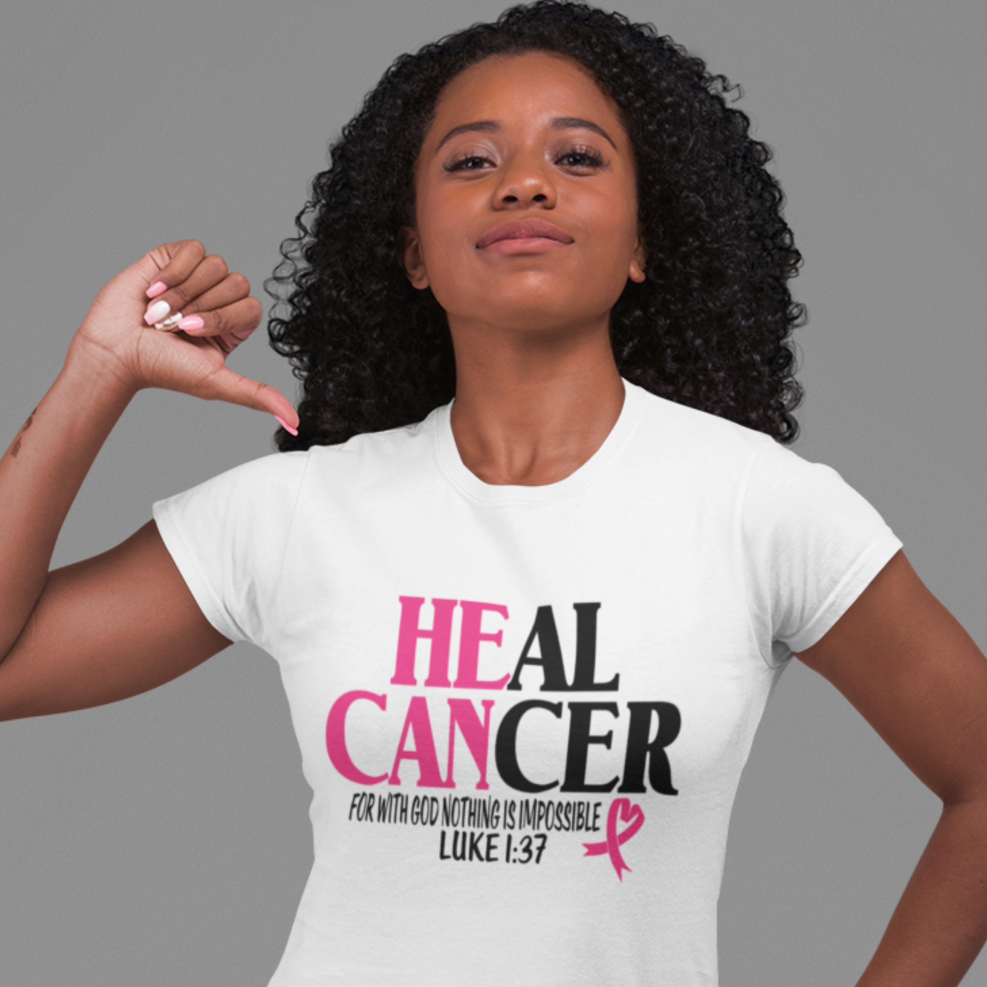 He Can- Cancer Awareness - T-shirt