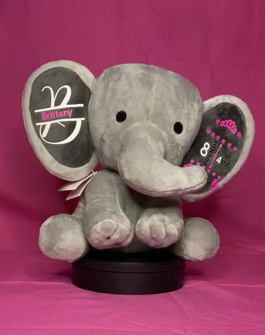 Elephant Birth Keepsake